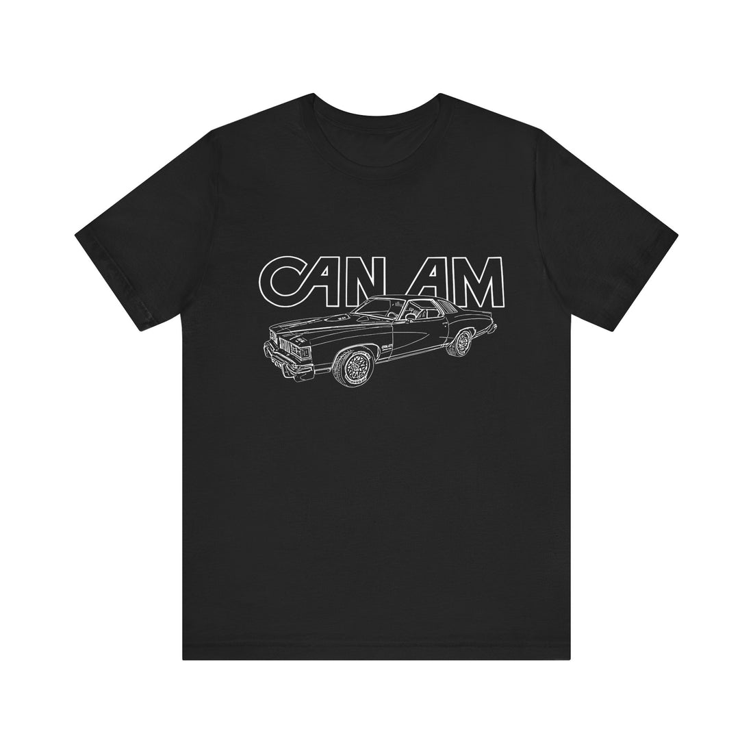 1977 Pontiac Can AM in our sketch series Short Sleeve Tee