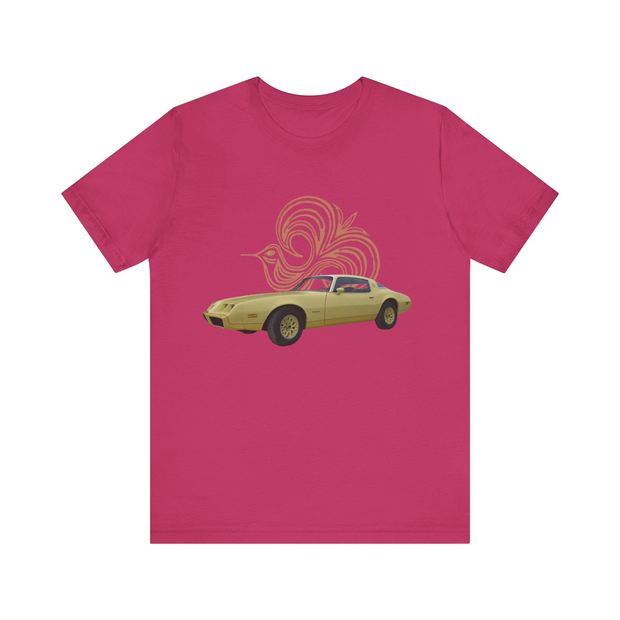 1980 Pontiac Firebird Yellow Bird  Short Sleeve Tee