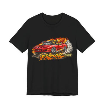 Flame On! Lightly Distressed. Pontiac Firebird Outlaw Series T-Shirt