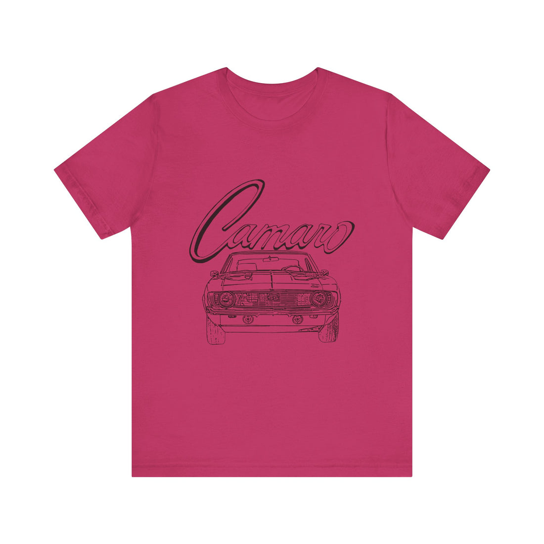 1969 Camaro in our sketch series Short Sleeve Tee