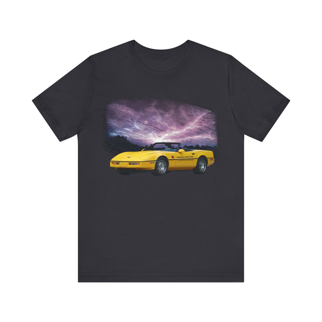 1986 Corvette in our lightning series Short Sleeve Tee