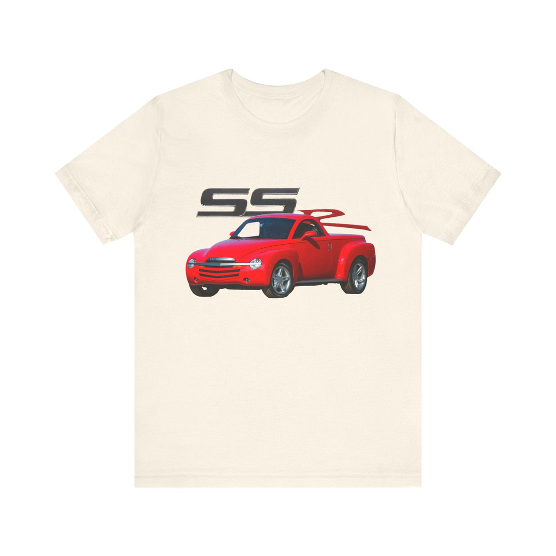 2004 SSR short sleeve tee featuring Chevy SSR design, lightweight cotton fabric, unisex fit.
