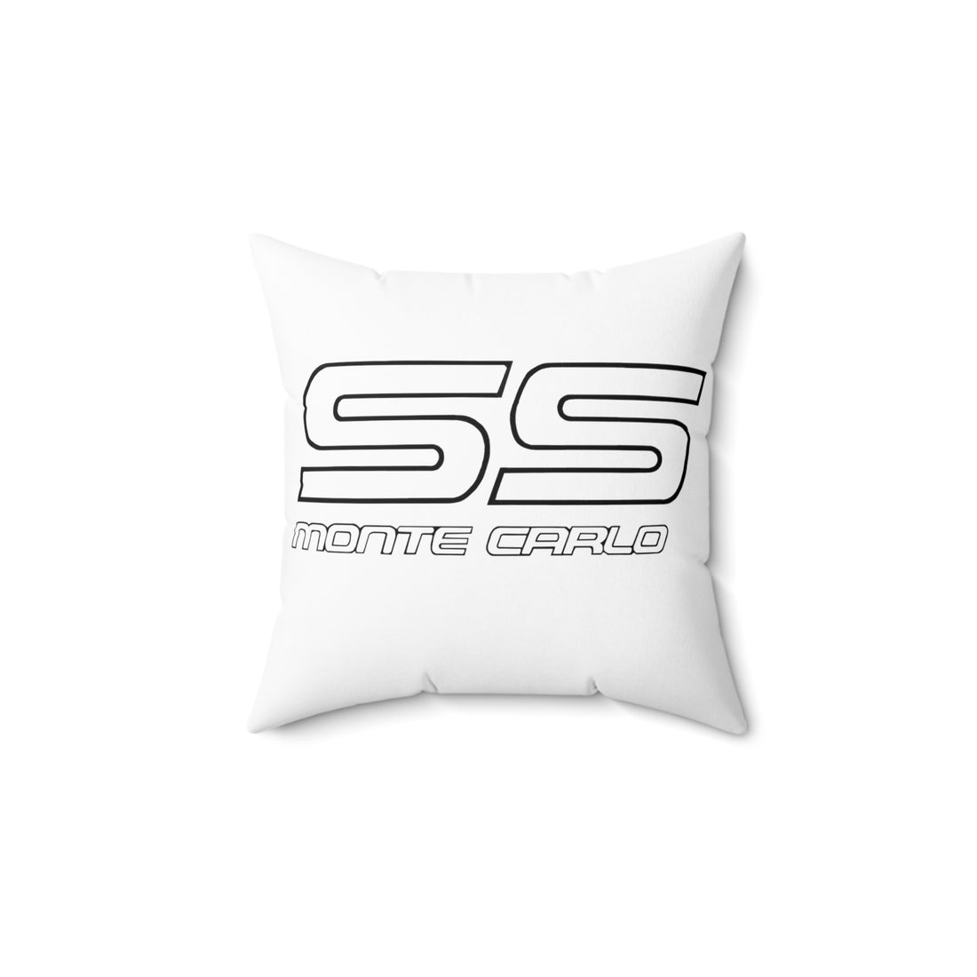 Monte Carlo Logo Spun Polyester Square Pillow