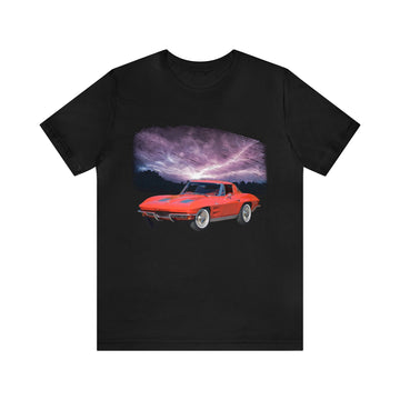 1963 Corvette in our lightning series Short Sleeve Tee