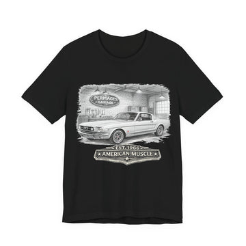 Garage Series – Its more than just a car!  Slightly Distressed 1966 Ford Mustang Garage Series T-Shirt