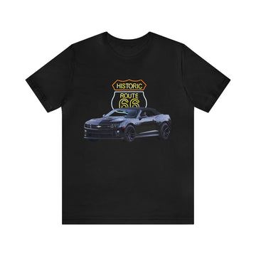 2013 Camaro in our route 66 series Short Sleeve Tee