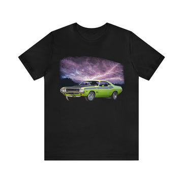 1970 Challenger TA in our lightning series Short Sleeve Tee