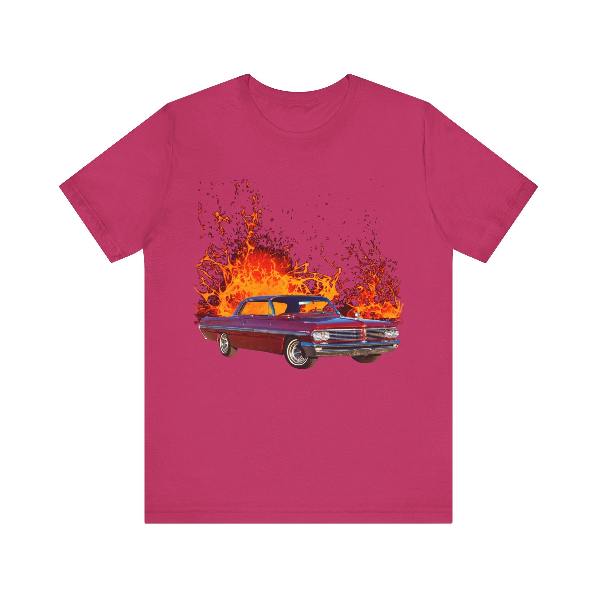 1962 Pontiac Bonneville in our lava series Short Sleeve Tee