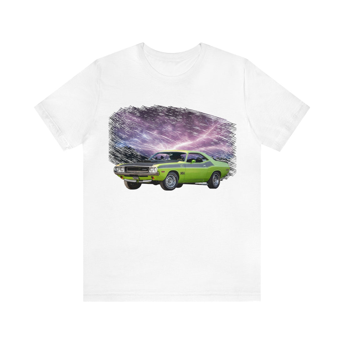 1970 Challenger TA in our lightning series Short Sleeve Tee