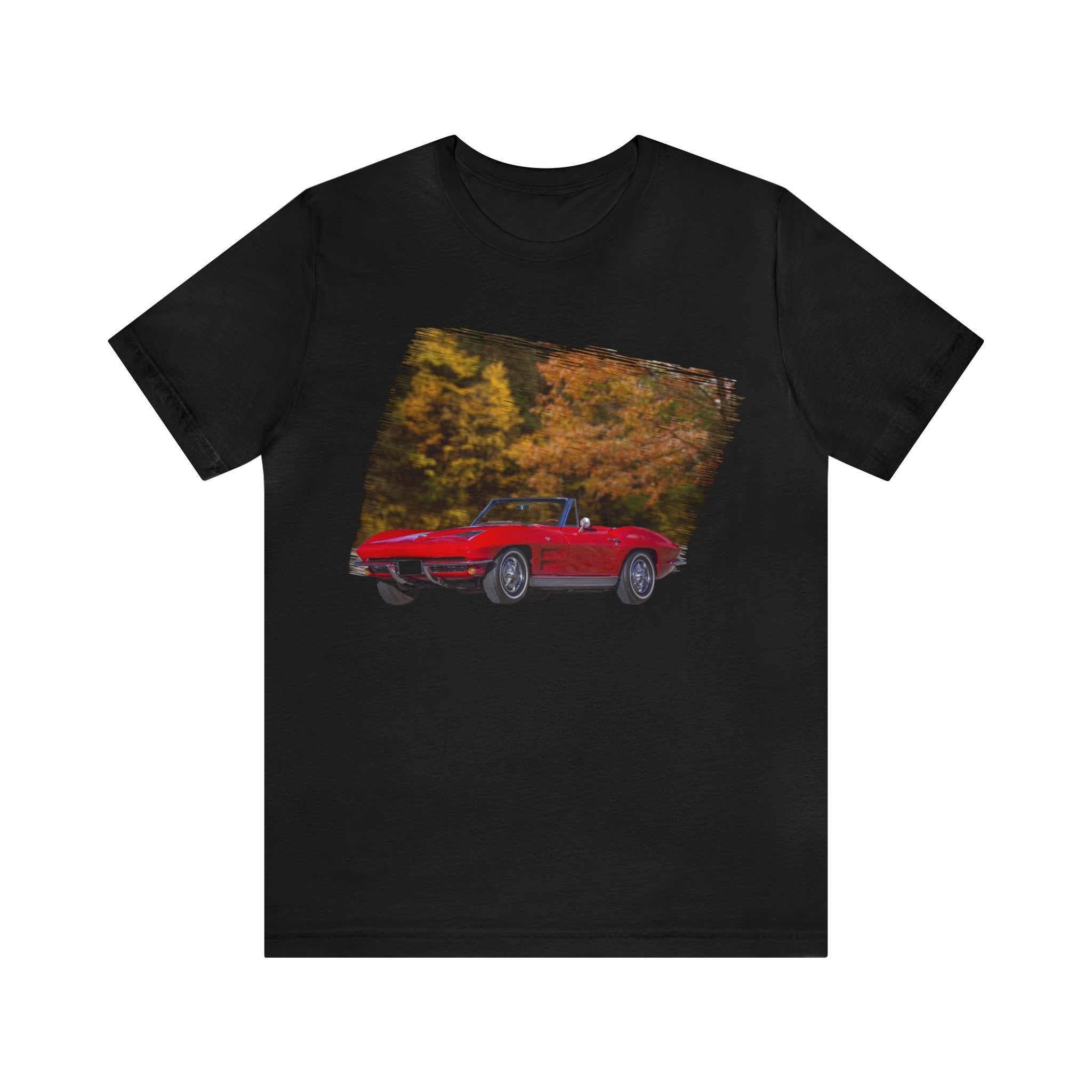 1963 Corvette in our fall day series Short Sleeve Tee