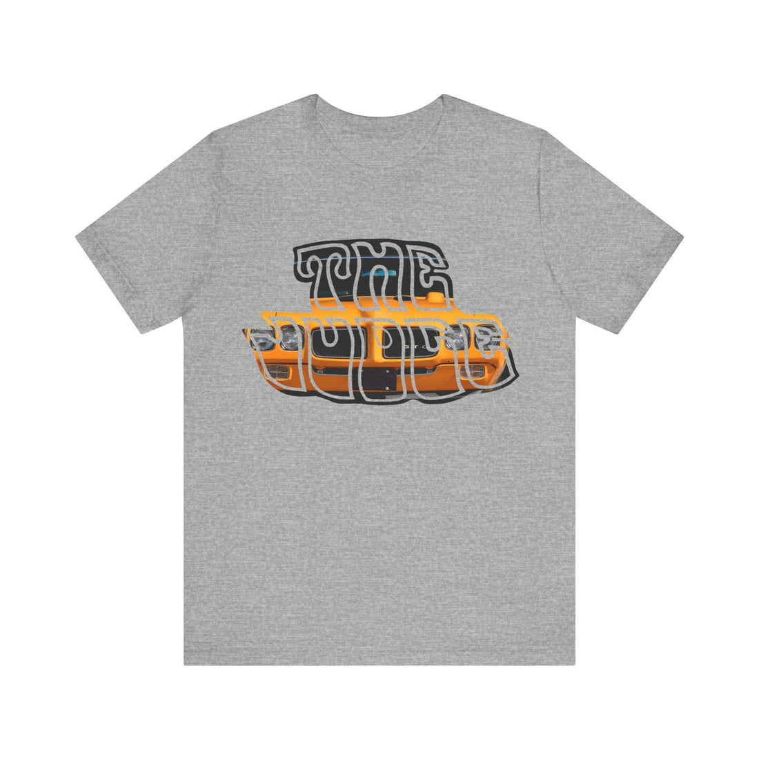 1970 Pontiac GTO Judge Short Sleeve Tee with classic car design.