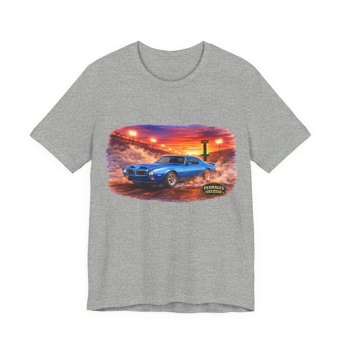 Nitro Series – High-Octane Classic  Drag Racing with Distressed 1970 Pontiac Formula 400 Firebird Nitro Series T-Shirt