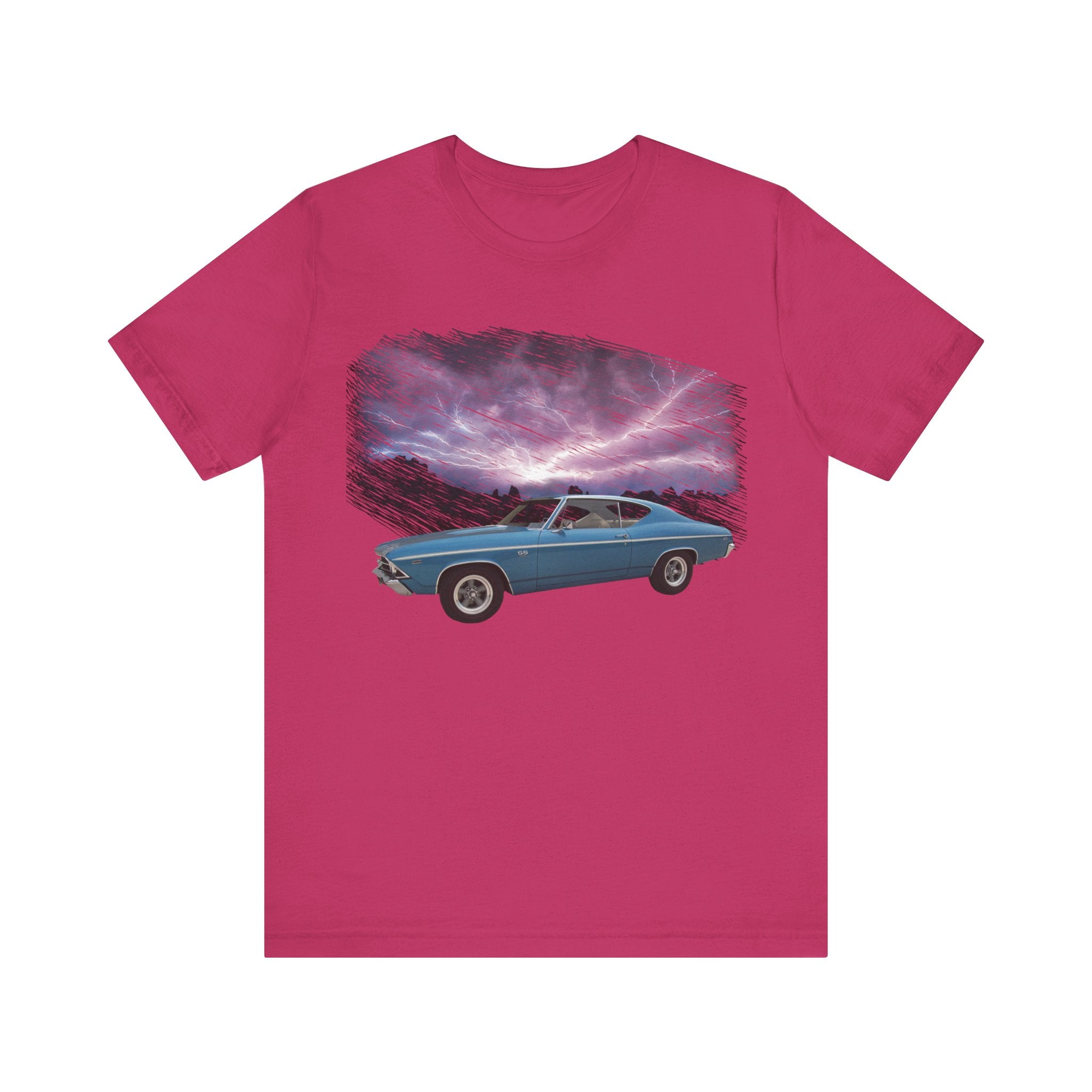 1969 Chevelle SS in our lightning series Short Sleeve Tee