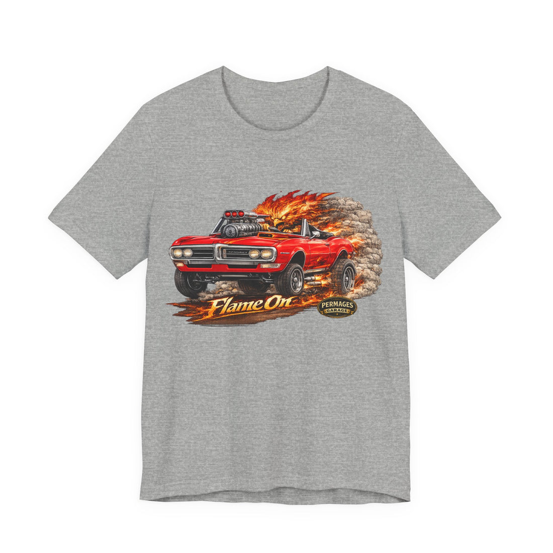 Flame On! Lightly Distressed. Pontiac Firebird Outlaw Series T-Shirt