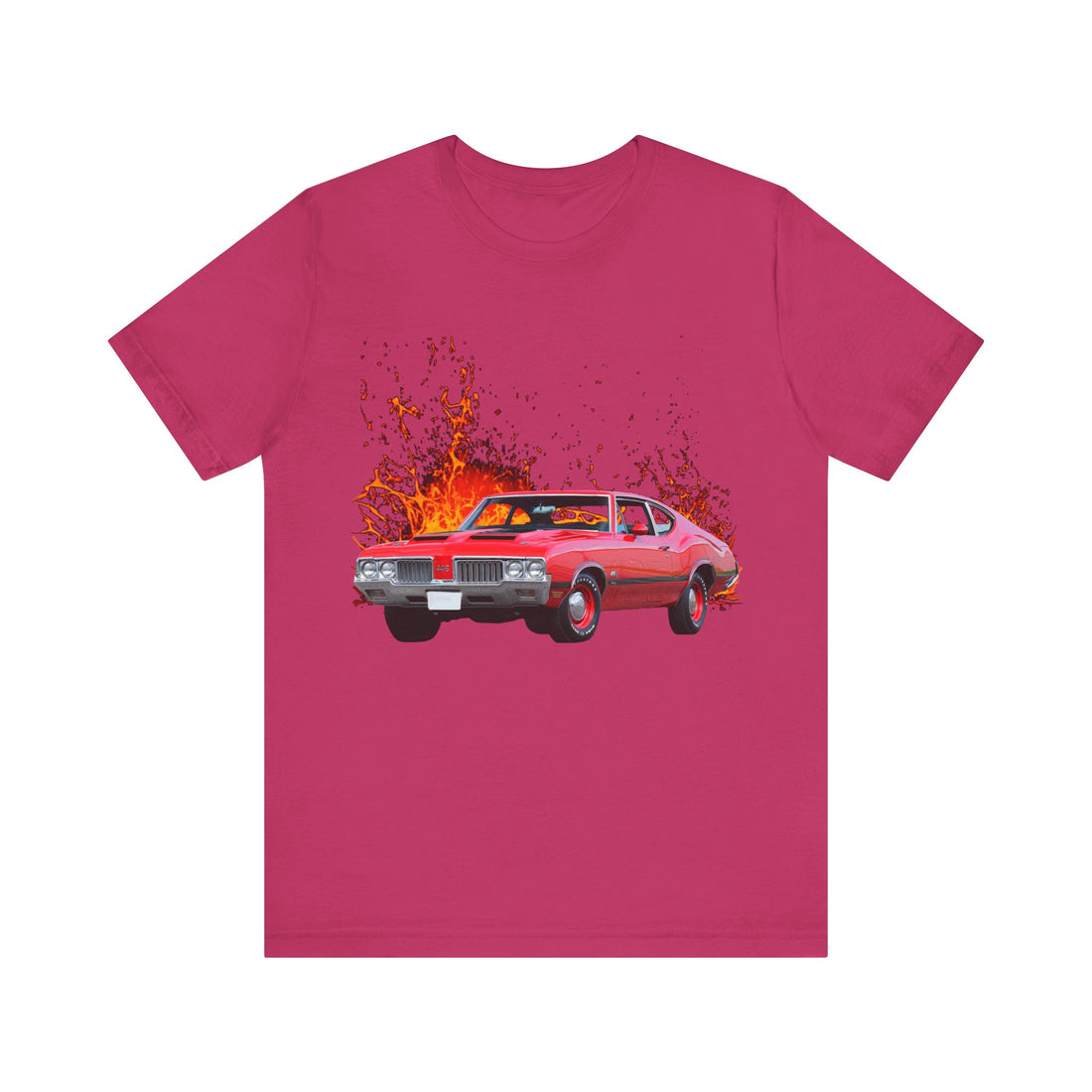 1970 Olds Cutlass 442 in our lava series Short Sleeve Tee
