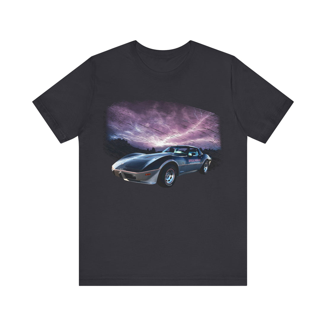 1978 Corvette in our lightning series Short Sleeve Tee