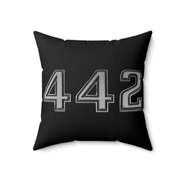 Olds Cutlass 442 Logo Spun Polyester Square Pillow