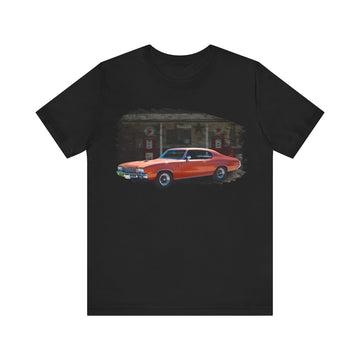 New 1971 Gran Sport GS in our filling station series Short Sleeve T-Shirt
