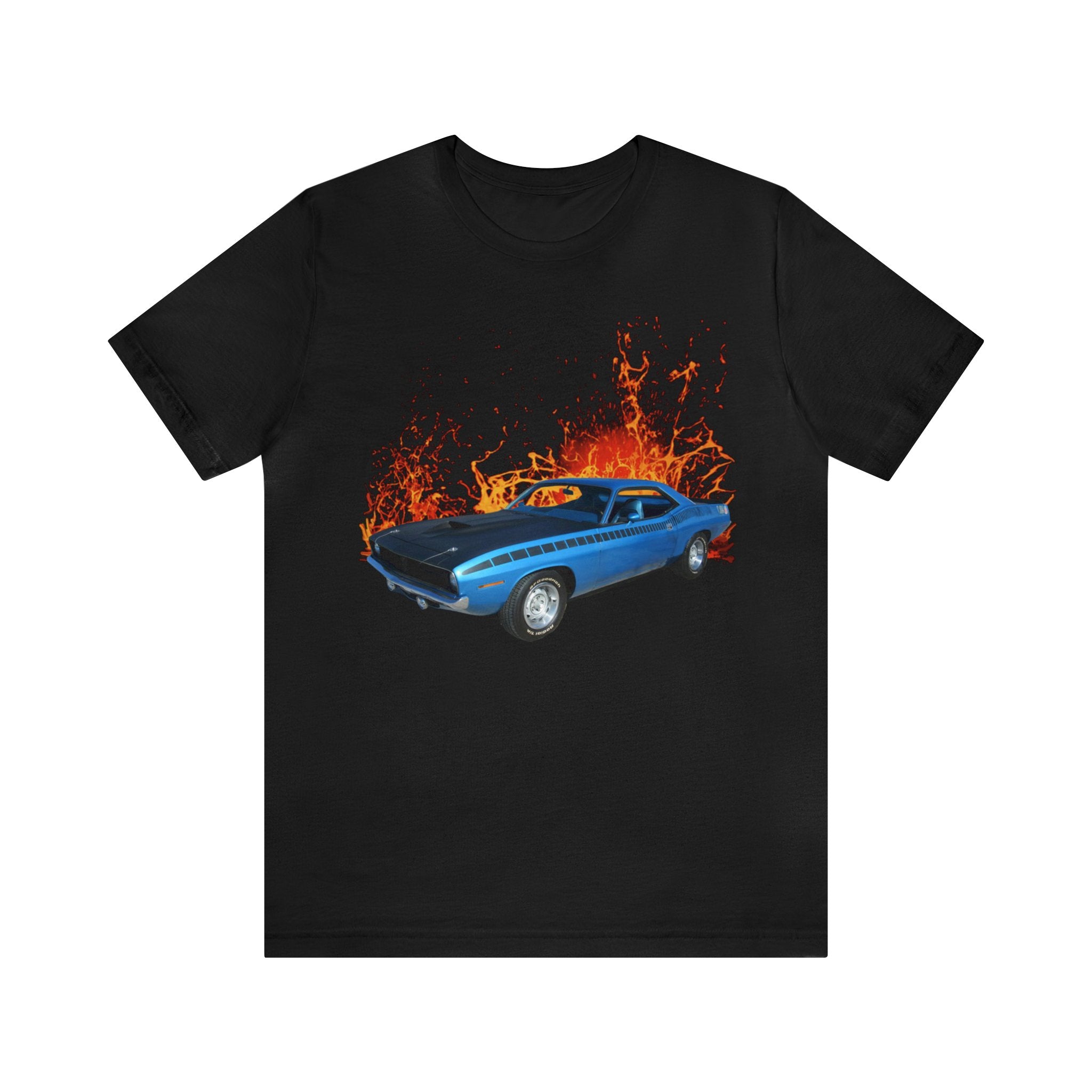 1970 AAR Cuda in our lava series Short Sleeve Tee