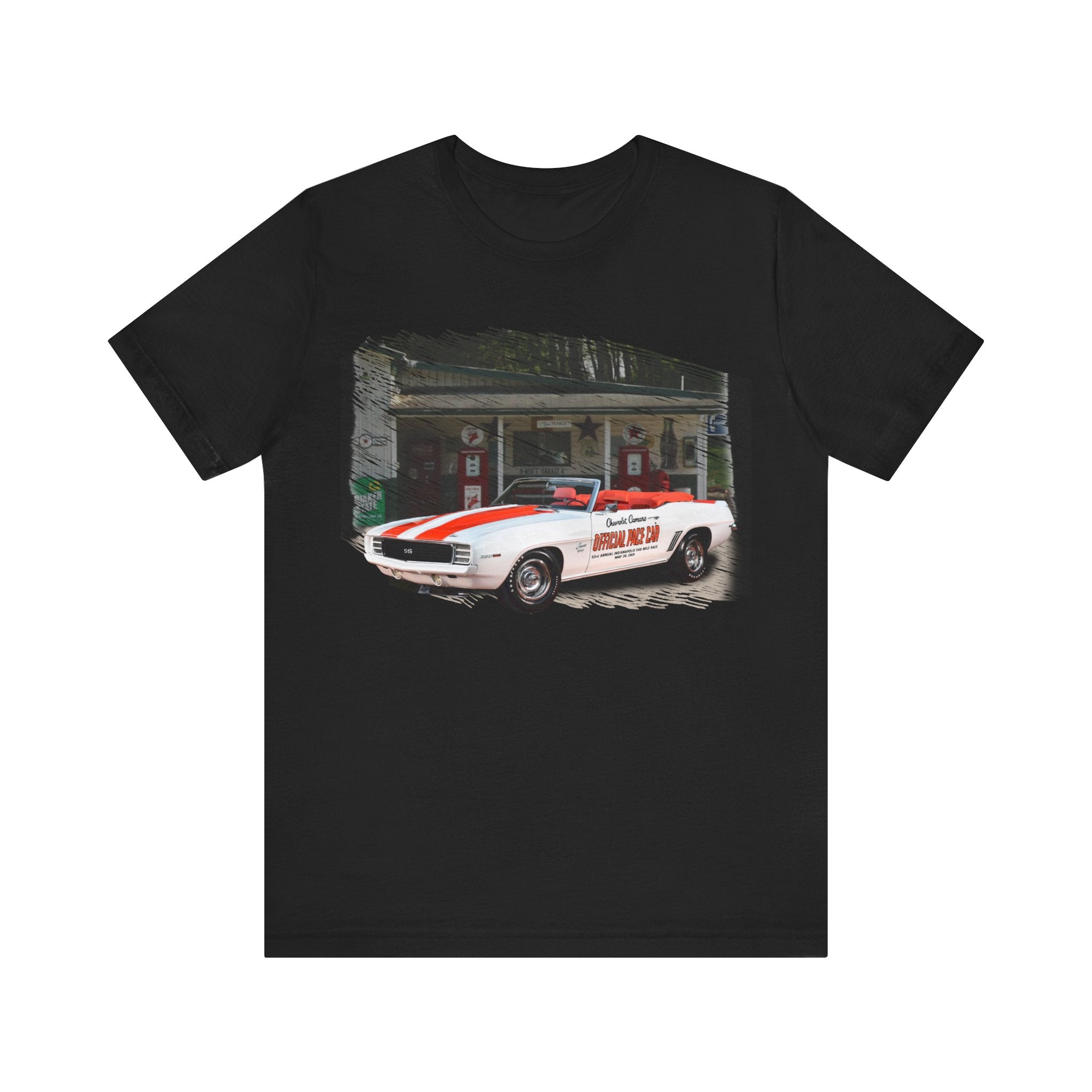 NEW 1969 Camaro in our filling station series Short Sleeve T-Shirt