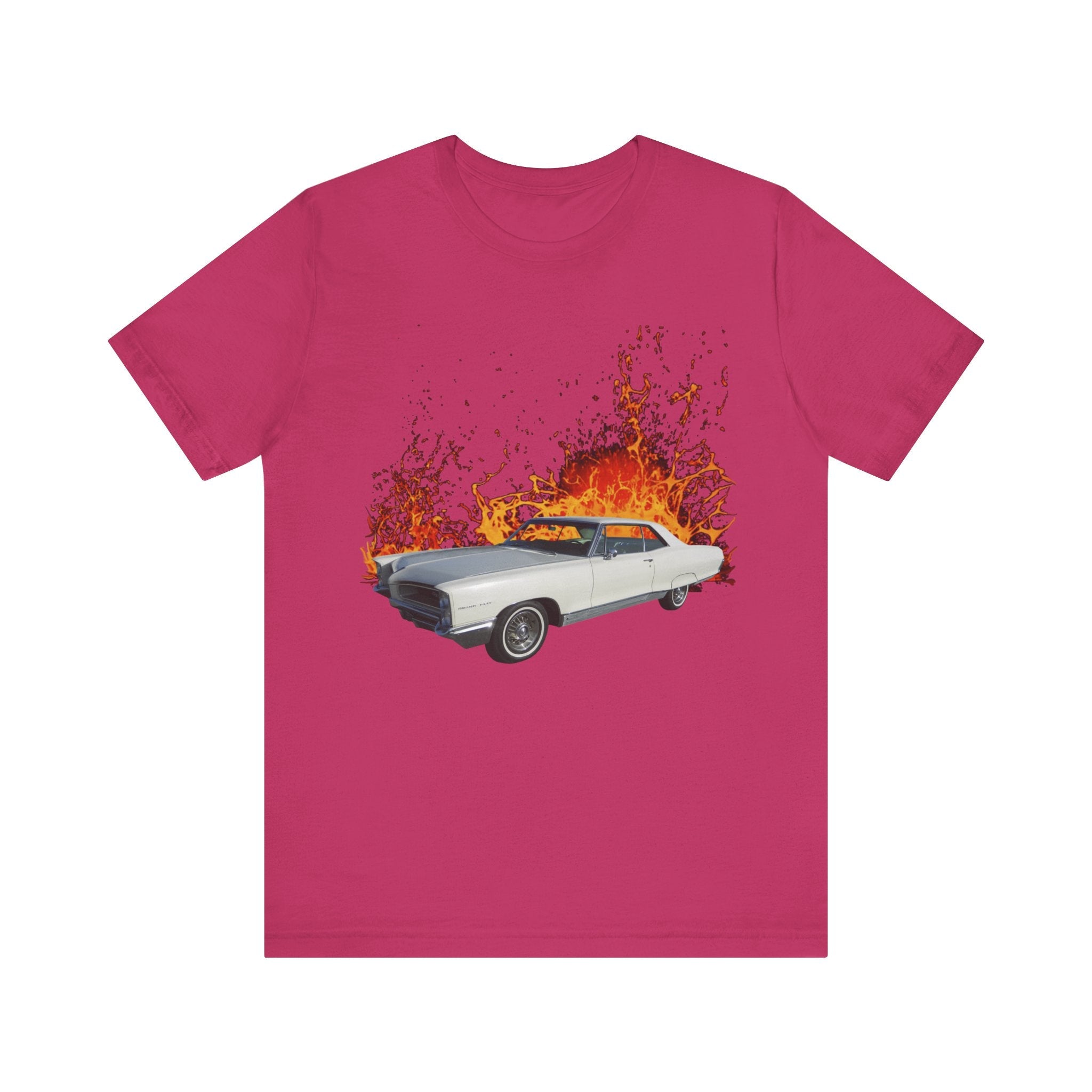 1966 Pontiac Grand Prix in our lava series Short Sleeve Tee