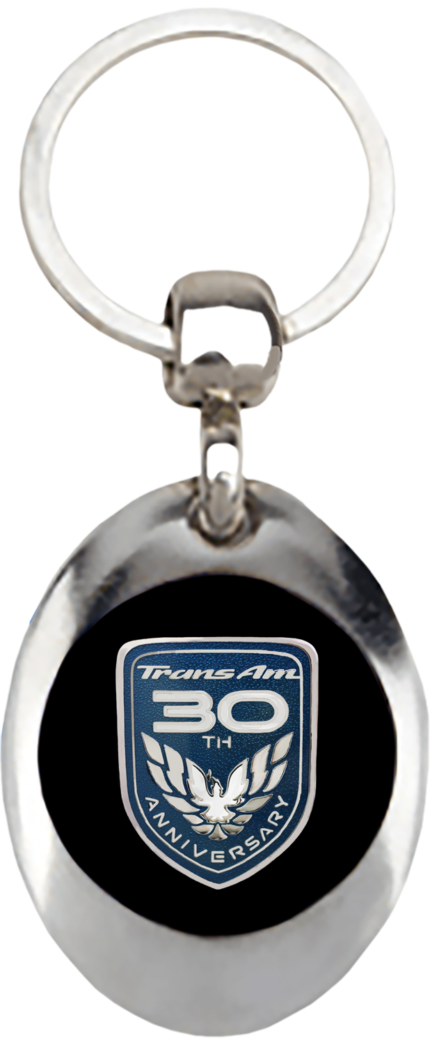 30th Anniversary Firebird Trans AM logo keychain!