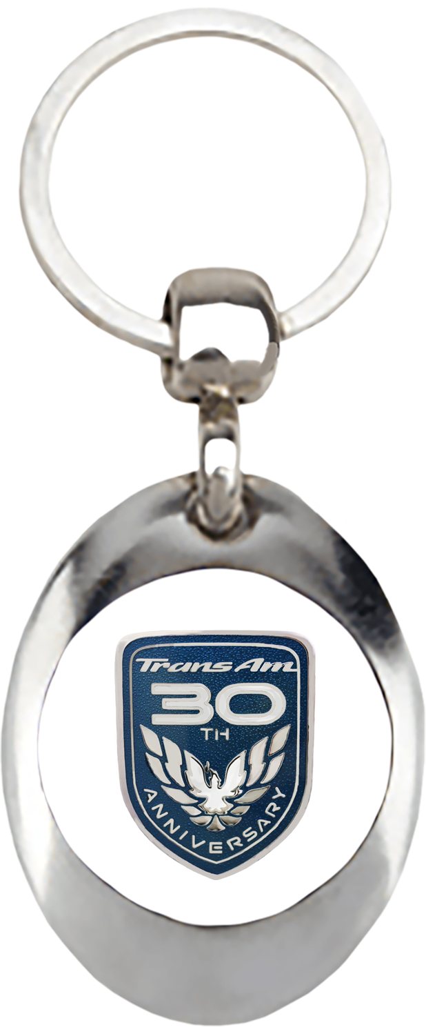 30th Anniversary Firebird Trans AM logo keychain!