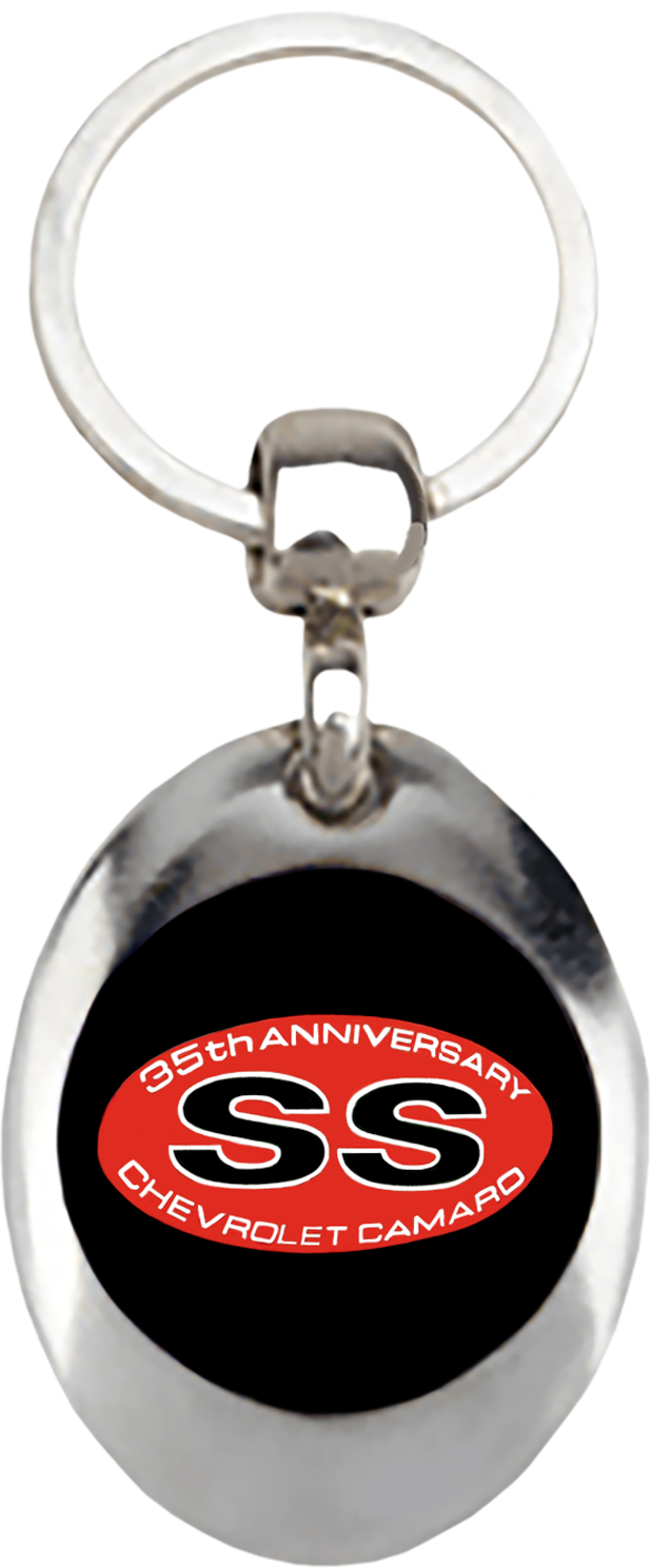 35th Anniversary Camaro logo keychain!