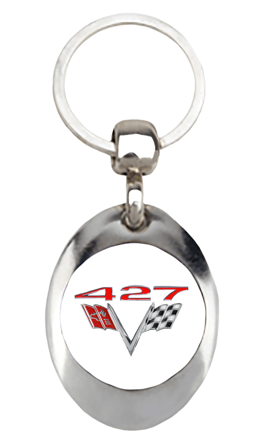 Chevy 427 logo keychain!